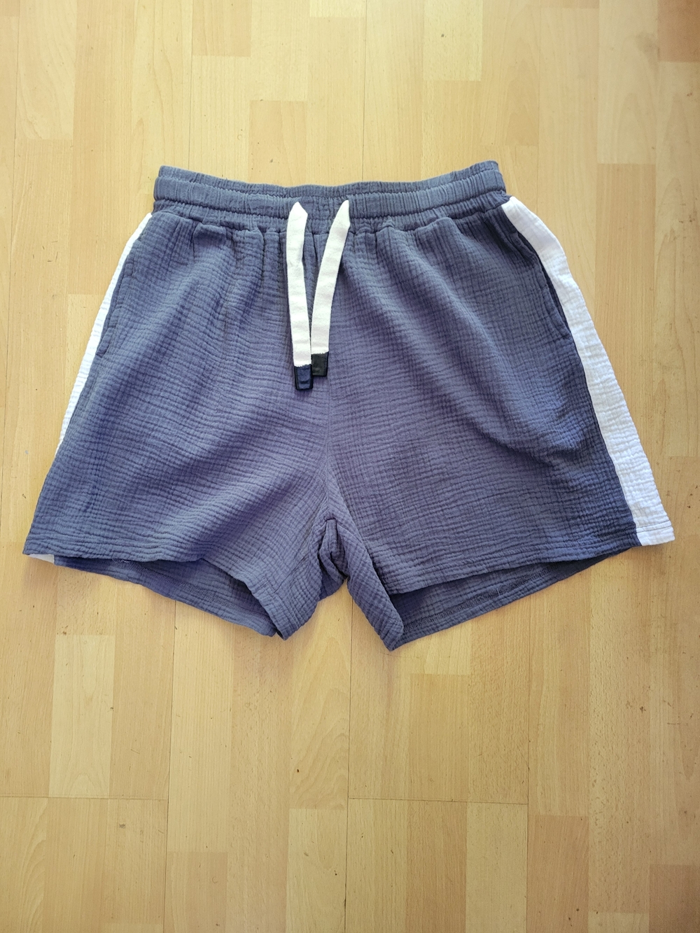 Men's Athletic Blue Shorts with White Side